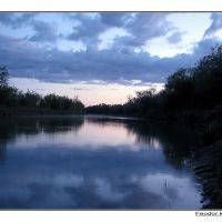 Закат на реке Или, Баканас