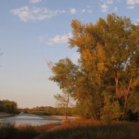 Dusk on the Ulba River, Белогорский