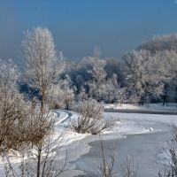frosty chanall landscape, Белогорский