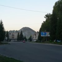 Evening in the Center of Zyryanovsk, Зыряновск