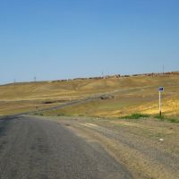 Road Zhezkazgan - Ulytau near Zhezdi, Искининский