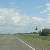 пересечение со второстепенной дорогой, Михайловка