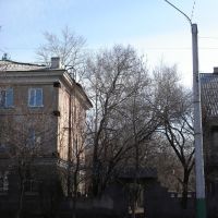 old houses with metal bounds, Караганда