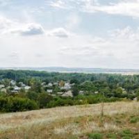 Глубокое - Вид сверху - Панорама 2012, Алексеевка