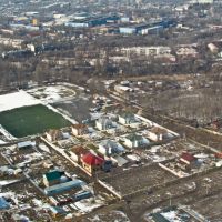 Almaty, Turksib district, photo from the plane / г. Алматы, Турксибский район, фото с самолёта, Орджоникидзе