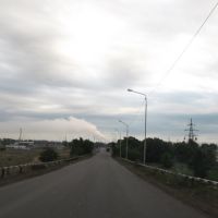 Pavlodar entry from Uspenkas road.Въезд в Павлодар с Успенской трассы., Лебяжье