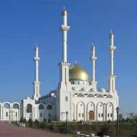A view on mosque "Nur-Astana" (Вид на мечеть "Нур-Астана"), Астана