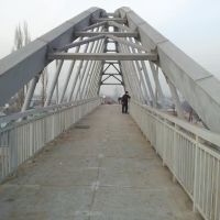 Пешеходный мостик на Рыскулова - Емцова, Аршалы