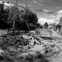 Remaing Atomic Monument lingering in Kurchatov, Курчатов