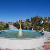 Baiterek Fountain at the garden of the National Nuclear Center of the Republic of Kazakhstan, Курчатов