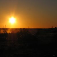 06.11.05 Leninsk, sunset, Байконур