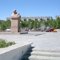 Памятник академику С.П.Королеву / Memorial of academician Sergey Koroleov, Байконур