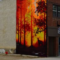 Building Mural, Red Deer, Ab. Canada, Ред-Дир