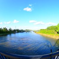 Red Deer River Downstream from CPR Bridge, Ред-Дир