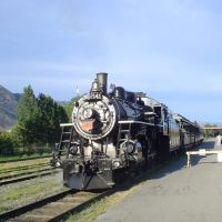 Vintage-Steam-locomotive 2141, Kamloops, Canada, Камлупс