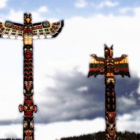 Totem Poles Campbell River, Кампбелл-Ривер