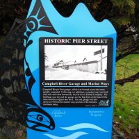 Historic pier street, Кампбелл-Ривер