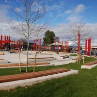 Spirit Square in Campbell River, Кампбелл-Ривер