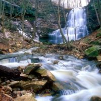 Sherman Falls and Ancaster Creek in March, Анкастер