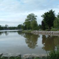 Pond in Southside Park, Woodstock, Ontario, Canada, Вудсток