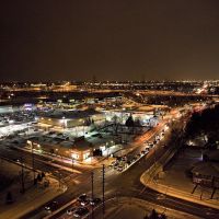 Burlington at night - looking east from near Francis Rd and Plains Rd E, Ла-Саль