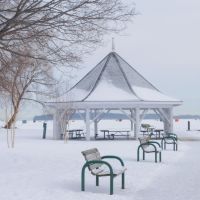 couchiching park in winter-2, Ориллиа