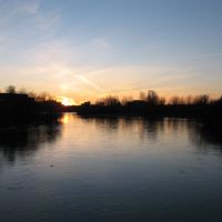 Ottawa river sunset - March 2007, Оттава