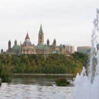 Parlement dOttawa, vue du Musée canadien des civilisations, Оттава