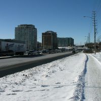 Mid-Winter on Highway 7-West Beaver Creek, Richmond Hill, Ontario, Ричмонд-Хилл