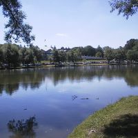 Festival Theatre from across the lake, Стратфорд
