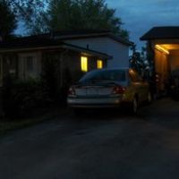 A Nice Panoramic Night Shot of Roywood Crescent, Newmarket, Ontario, Ньюмаркет