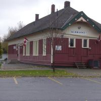 The former CNR station in Newmarket, now used for the Chamber of Commerce., Ньюмаркет