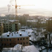 View from Prosvirin pereulok, Moscow (JAN-93) #1, Покровка