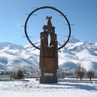 Naryn im Winter, Нарын