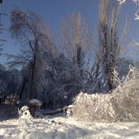 Талдыкорган, 9 площадка. Последствия снегопада 04.12.2010, Сары-Булак