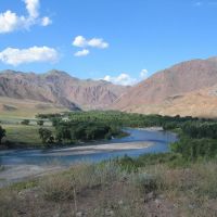 Kekemeren river, Базар-Курган