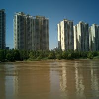 从渡轮上看黄河南岸, Ланьчжоу