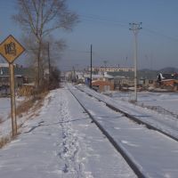被积雪覆盖的废弃铁路, Аншань