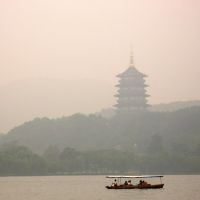 Hangzhou, West Lake,morning mist, Ханчоу