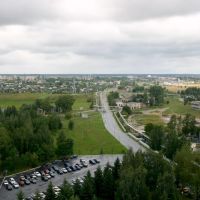 Вид на Белоозерск с крыши Березовской ГРЭС/General View of Belooozersk, Белоозерск