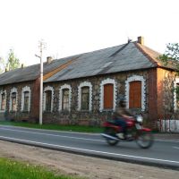 Building of former distillery in Biahomĺ, Бегомль
