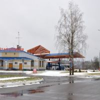Bus station in Begoml (by www.vandrouka.by), Бегомль