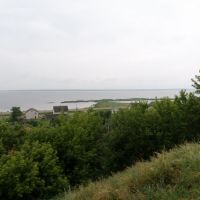 Вид на озеро Дривяты и Браслав с Замковой горы A view of Driviaty lake and Braslav from the Fortress hill, Браслав