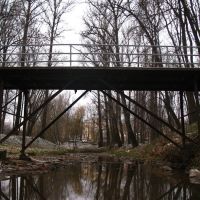 The foot-bridge over Dunaj streem in Viciebsk, Витебск