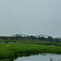 The centenary bridge through the river Disna, Дисна