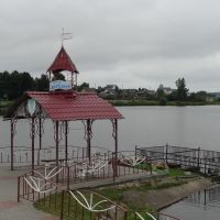 source (0 km) of the Biarezina (Berezina) river / vytok (0 km) Biareziny, Докшицы