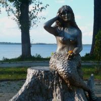 Mermaid statue / Lepel / Belarus, Лепель