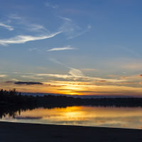 закат на Лепельском озере, Лепель