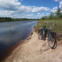 Bicycle on a bank, Белицк