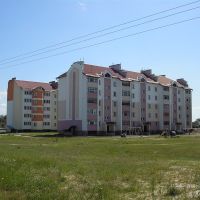 Лельчицы - новые дома по улице Советская, Лельчицы
